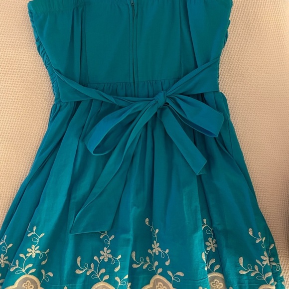 Speechless Turquoise Embroidered Sundress - Picture 4 of 8